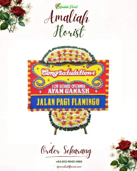 Sewa Papan Bunga Bapangan